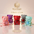 RoseHeart Teddy Bear Rose Jewelry Box with a free Heart necklace