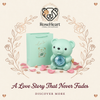 RoseHeart Teddy Bear Rose Jewelry Box with a free Heart necklace